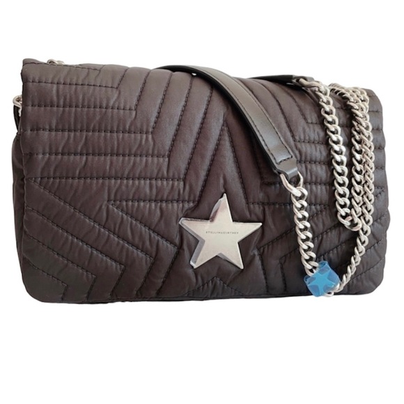 STELLA MCCARTNEY Nylon Shoulder Handbag Black Quilted - Picture 6 of 8